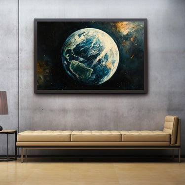 Earth Acrylic Painting